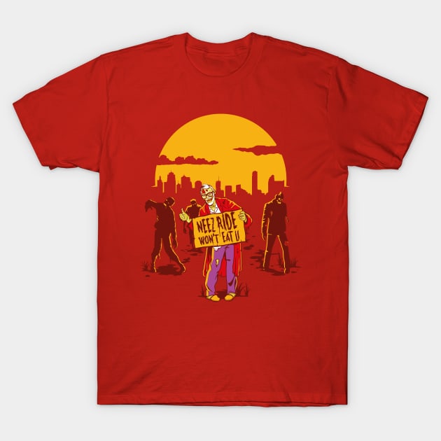 Neez Ride (Dawn) T-Shirt by demonigote